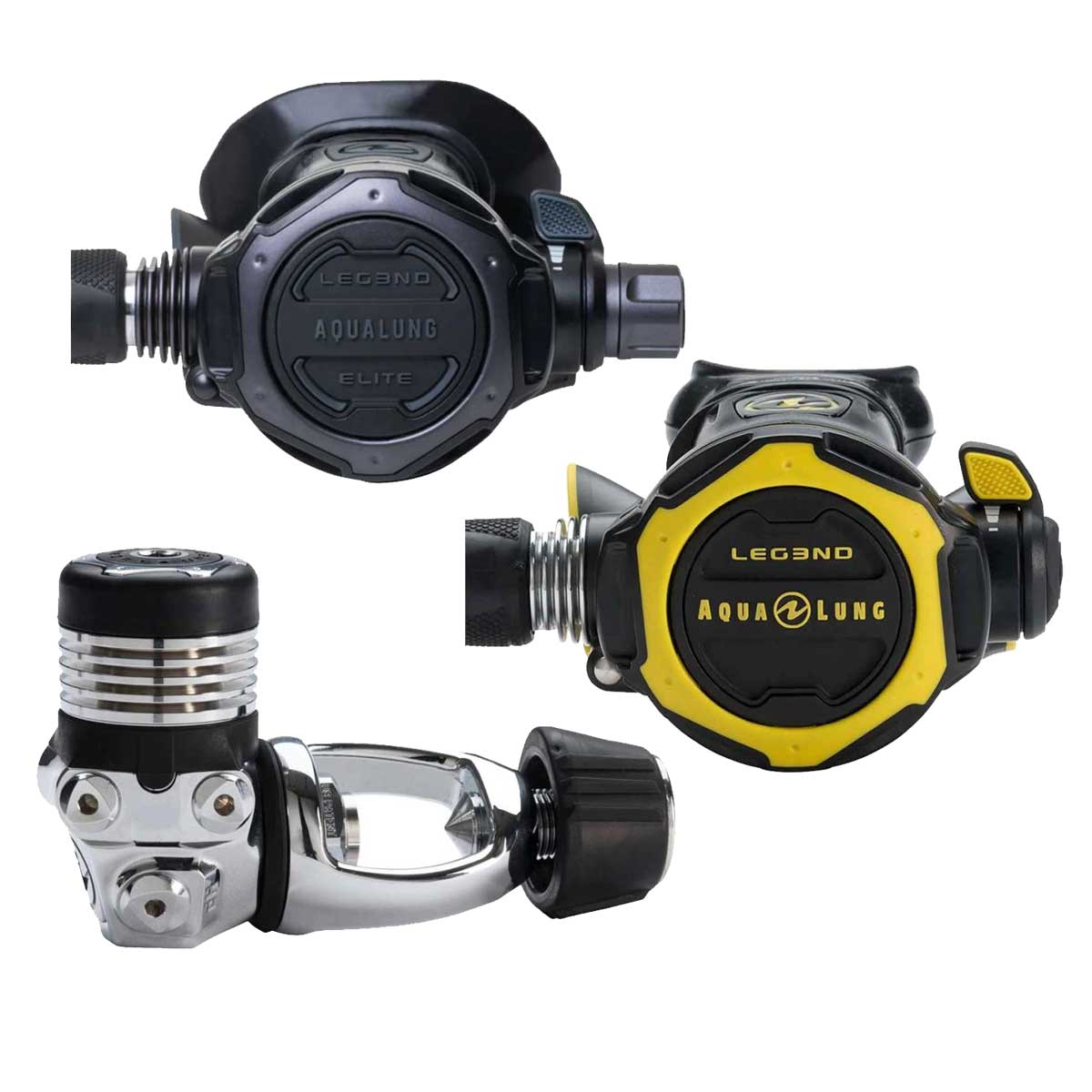 Aqualung Leg3nd Elite Black Edition Yoke Stage3 Set 