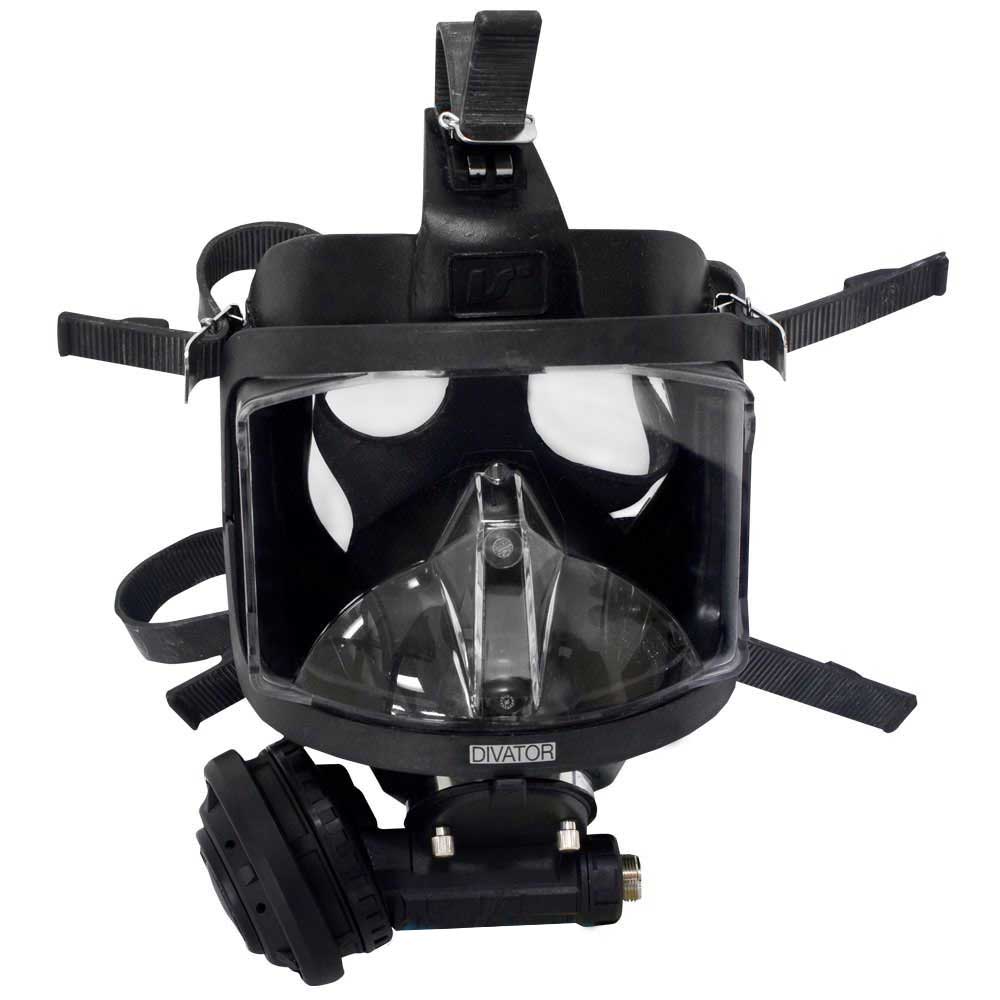 Divator Full Face Mask w/ Safety Pressure Breathing Valve and Hatch 