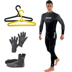 Seac 3mm Wetsuit Mens Package 