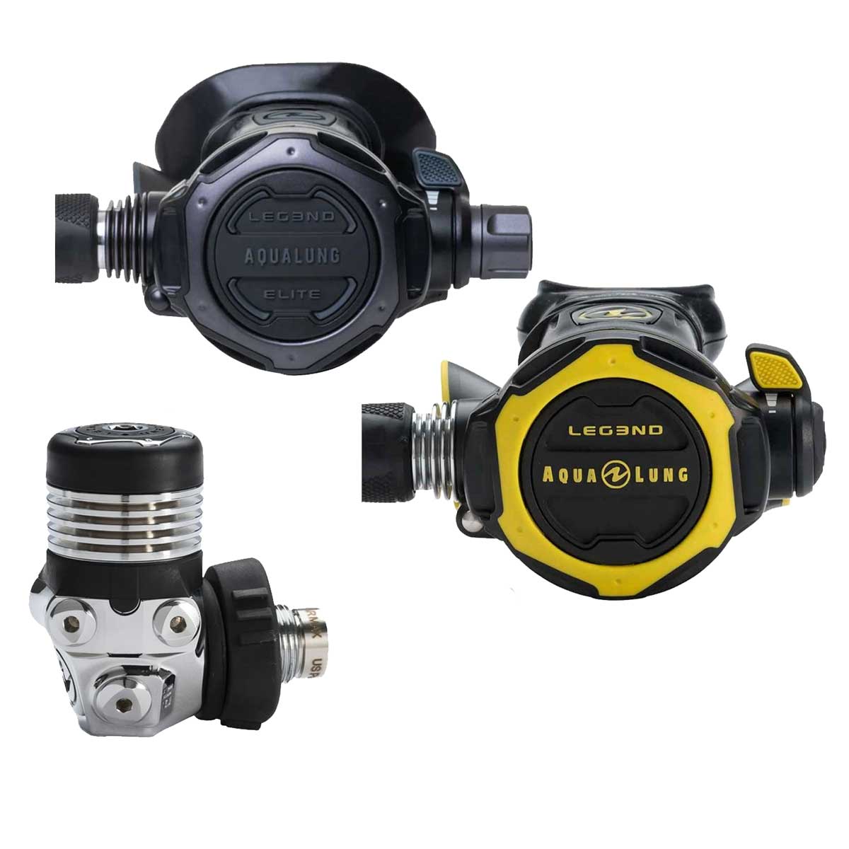 Aqualung Leg3nd Elite Black Edition Din Stage3 Set 