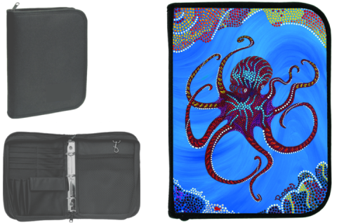 3 Ring Binder Log Book Rogest Octopus 