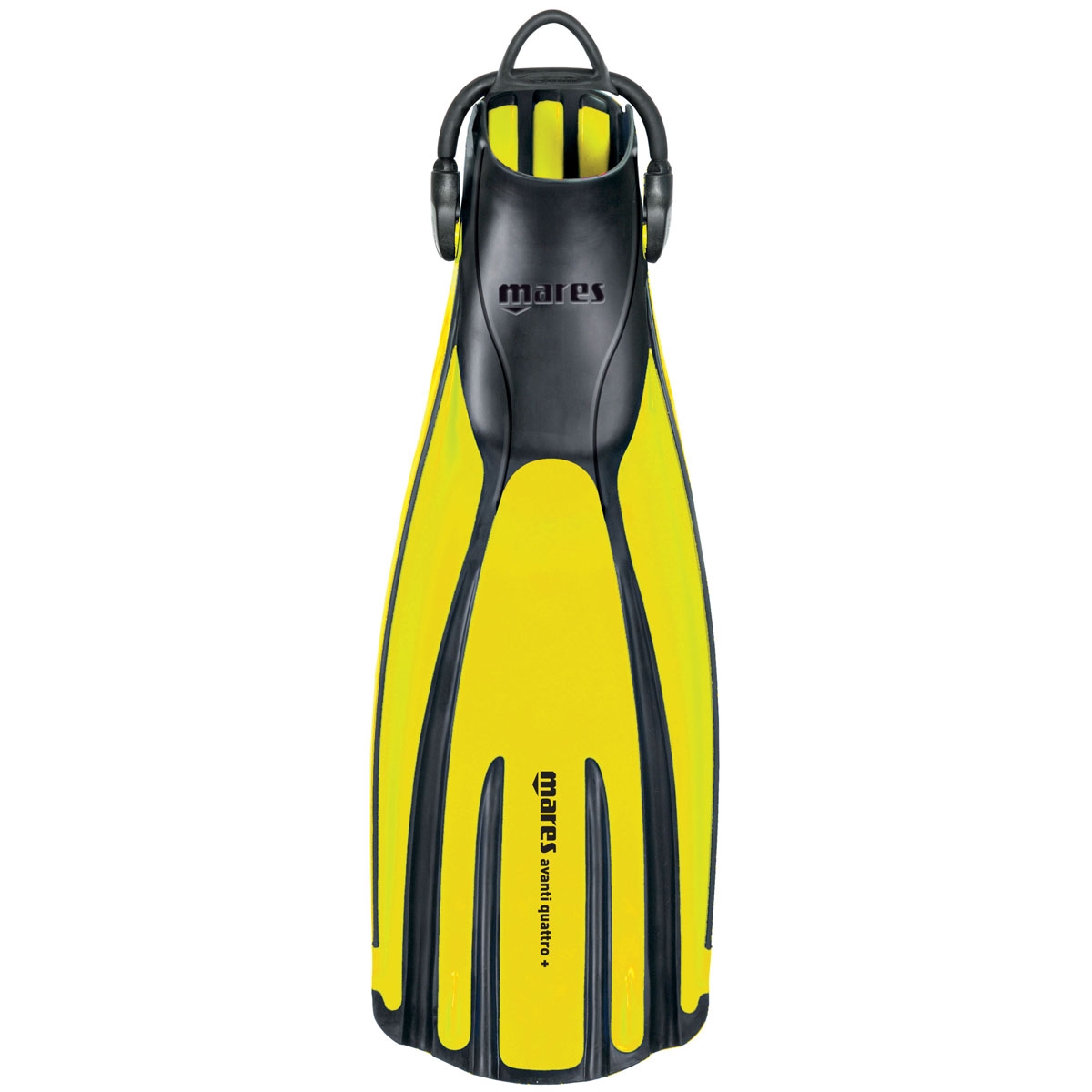 Used Mares Plana Avanti Quattro + Open Heel Fins Small Ylw 