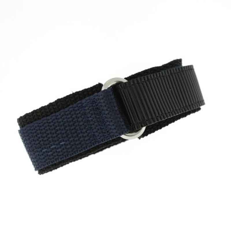 Trident Double Lock Velcro Watchband Black 