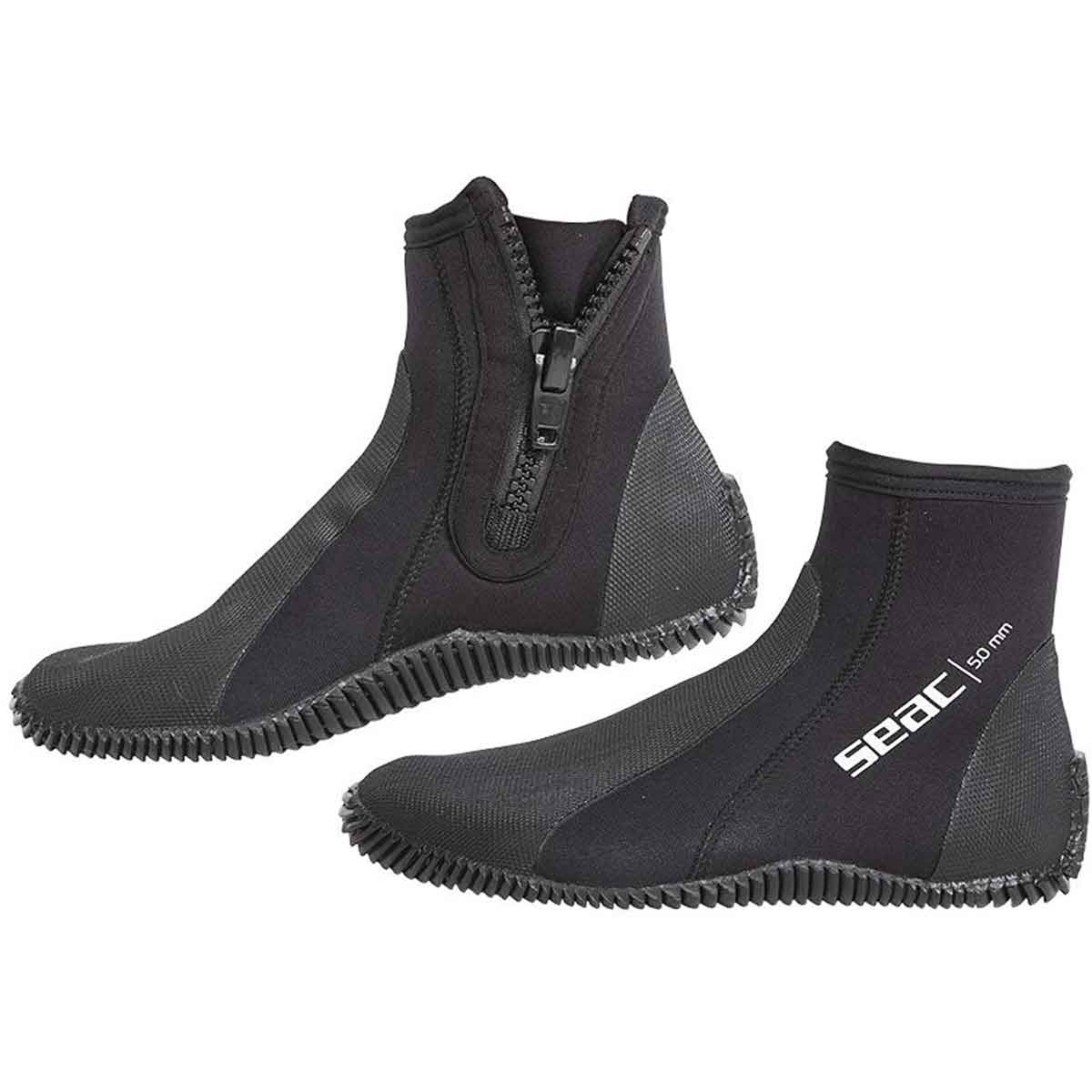 SEAC BASIC HD 5MM NEOPRENE SCUBA BOOTS WITH SIDE ZIPPER XXL Sz 11.5 - 12.5 seac-pro-hd-boots-xxl_secprb.webp main image 4