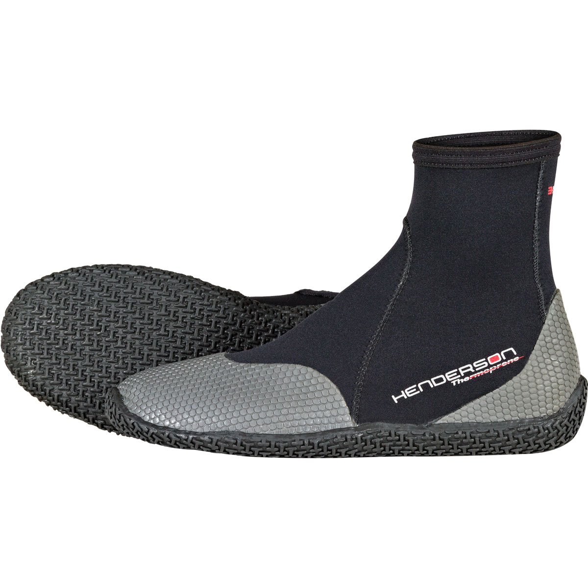 Henderson Scuba Diving Boots SZ 6 HENDERSON H2 TITANIUM 5MM AQUASILK NEOPRENE NO ZIP  main image 3