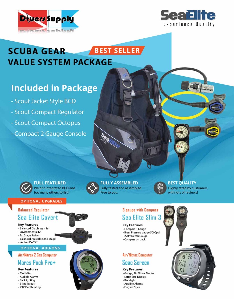 Buy Scuba Gear Value System Package at Low Price
