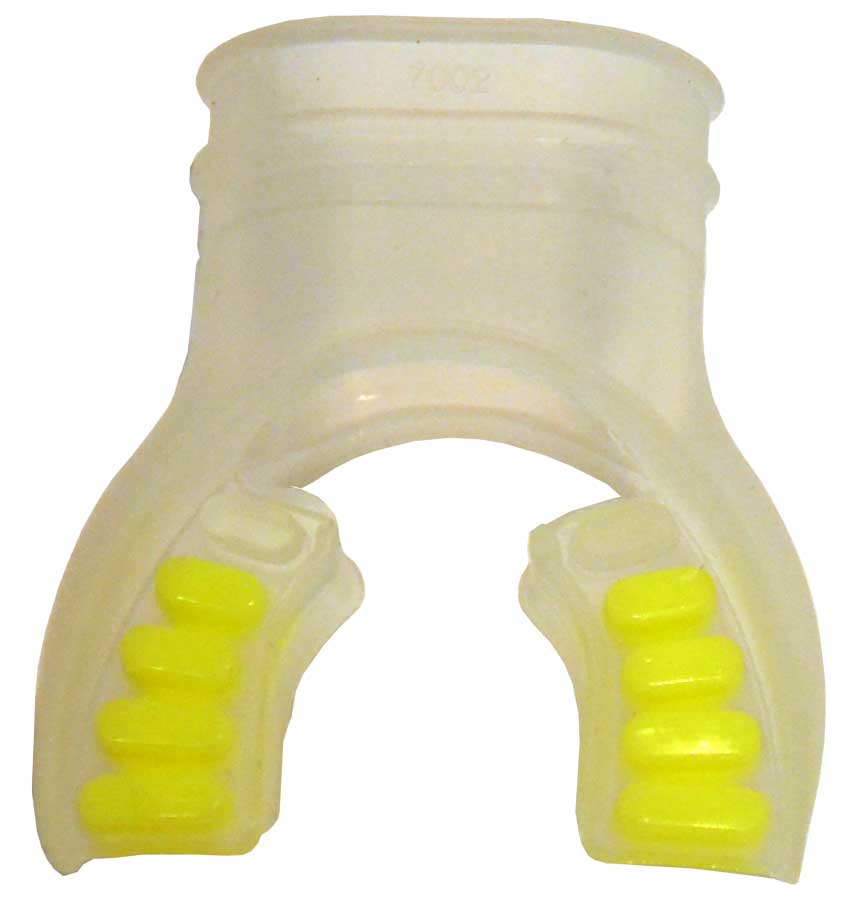 Edge Soft Bite Mouthpieces Clear Yellow
