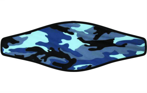 Picture Buckle Strap Blue Camouflage