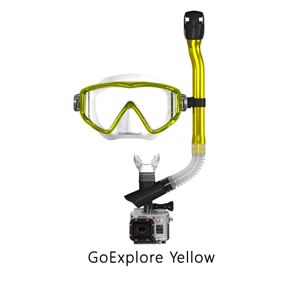 XS-FOTO GoExplore Mask Snorkel Combo Yellow