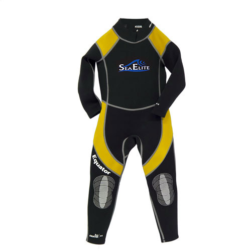 Sea Elite Equator Kids Full Wetsuit 3mm Yellow 12-14