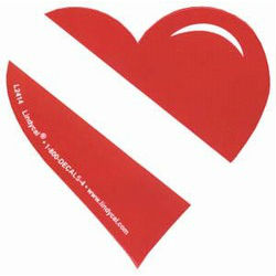 Shape Sticker Scuba Heart